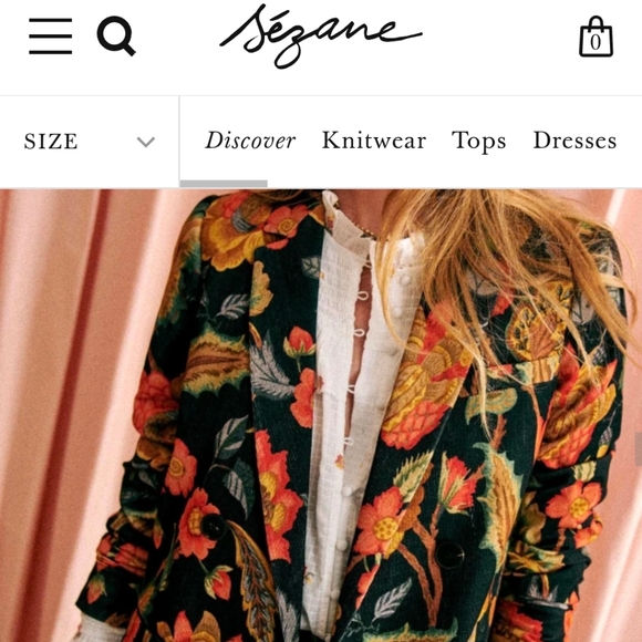 Cabi Floral Embroidered Blazer Jacket Sz S - Picture 6 of 11